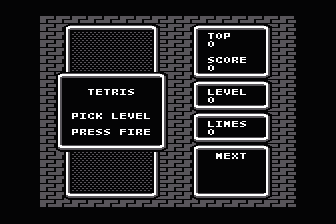 Tetris atari screenshot
