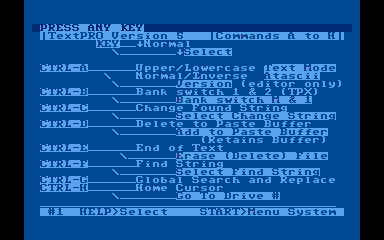 Textpro atari screenshot