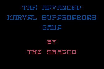 Advanced Marvel Superheroes Game (The) atari screenshot