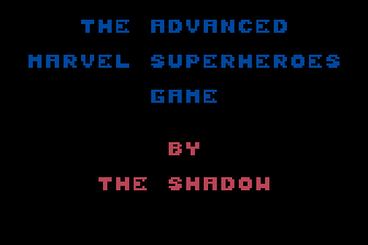 Advanced Marvel Superheroes Game (The) atari screenshot