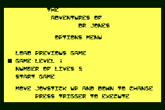 Adventures of Dr. Jones (The) atari screenshot
