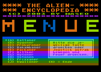 Alien-Encyclopedia (The) — screenshot 1