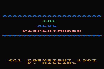Alog Displaymaker (The) atari screenshot