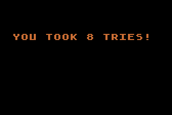 Alphabet Game (The) atari screenshot