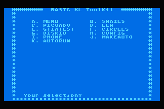 BASIC XL Toolkit (The) atari screenshot