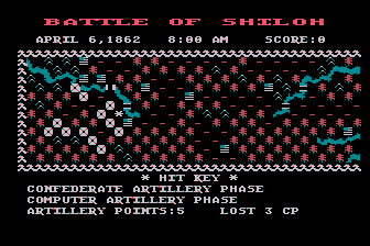 Battle of Shiloh (The) atari screenshot