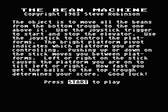 Bean Machine (The) atari screenshot