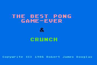 Best Pong Game-Ever (The) / Crunch atari screenshot