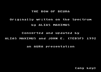 Bow of Beura (The) — screenshot 1