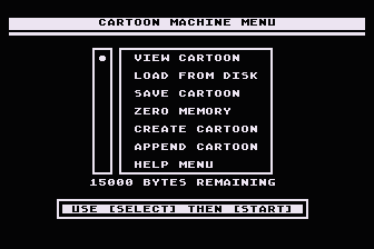 Cartoon Machine (The) atari screenshot