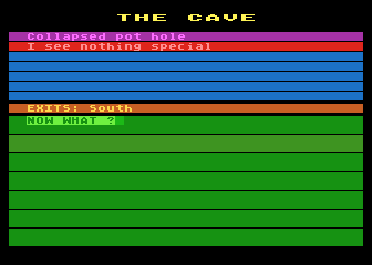 Cave (The) atari screenshot