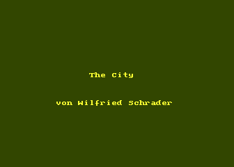 City (The) atari screenshot