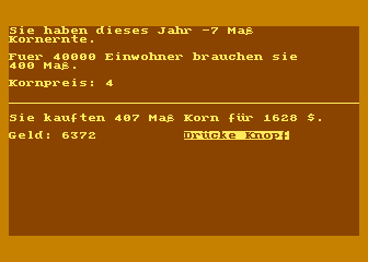 City (The) atari screenshot