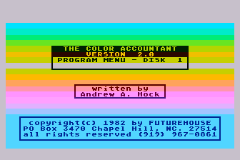 Color Accountant (The) atari screenshot
