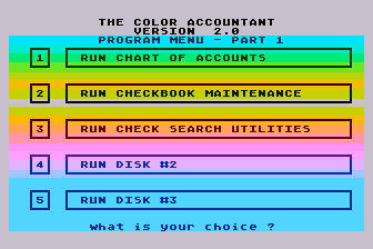 Color Accountant (The) atari screenshot