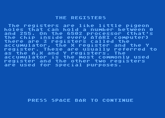 Complete Machine Code Tutor (The) atari screenshot
