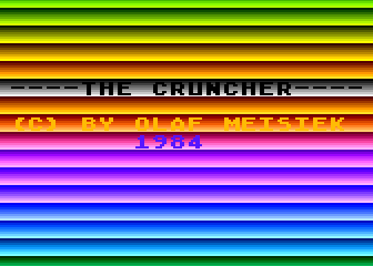 Cruncher (The) atari screenshot