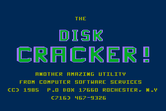 Disk Cracker! (The) atari screenshot