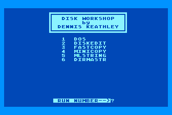 Disk Workshop (The) atari screenshot