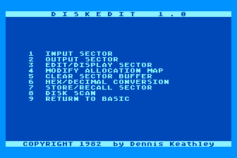 Disk Workshop (The) atari screenshot
