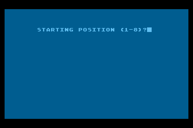 Eight Queens Problem (The) atari screenshot