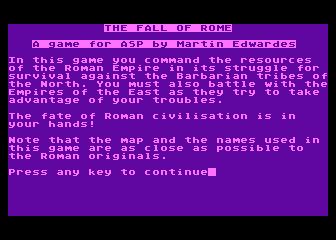 Fall of Rome (The) — screenshot 3