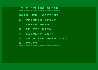 Filing Clerk (The) atari screenshot