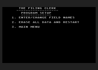 Filing Clerk (The) atari screenshot