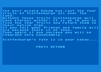 Four Fruits of Scottesburge (The) atari screenshot