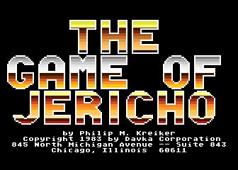 Game of Jericho (The) atari screenshot
