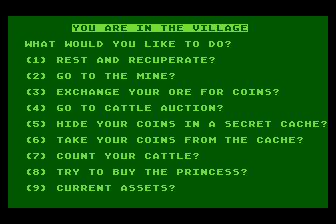 Gold Mine and the Princess (The) atari screenshot