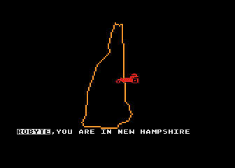 Great Maine to California Race (The) atari screenshot