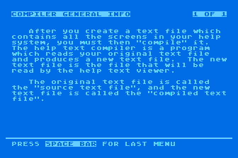 Help System (The) atari screenshot