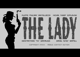 Lady (The) atari screenshot