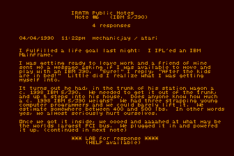 Learning Phone (The) atari screenshot