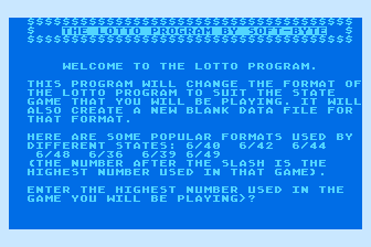 Lotto Program (The) — screenshot 1