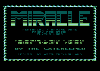 Miracle Demo (The) atari screenshot