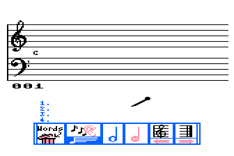 Music Studio (The) atari screenshot