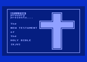 New Testament of the Holy Bible (The) atari screenshot