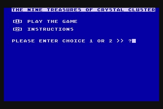 Nine Treasures of Crystal Cluster (The) atari screenshot