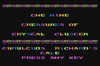 Nine Treasures of Crystal Cluster (The) atari screenshot