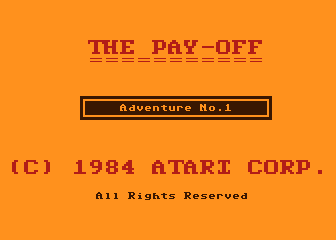 Pay-Off (The) atari screenshot