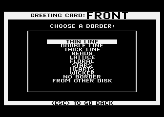 Print Shop (The) atari screenshot