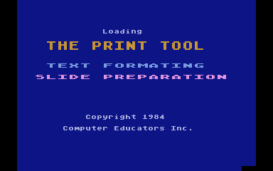 Print Tool (The) atari screenshot
