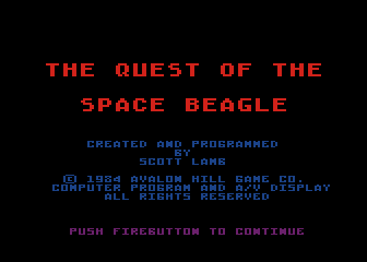 Quest of the Space Beagle (The) — screenshot 1