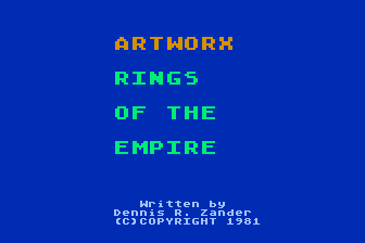 Rings of the Empire (The) atari screenshot