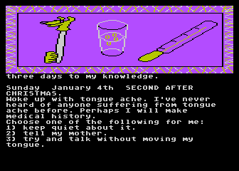 Secret Diary of Adrian Mole (The) atari screenshot