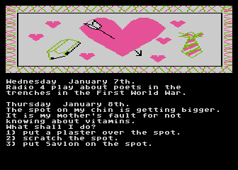 Secret Diary of Adrian Mole (The) atari screenshot