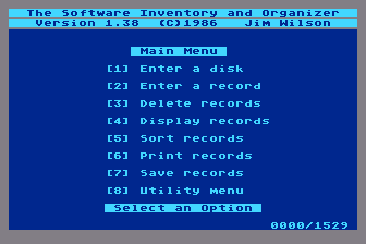 Software Inventory and Organizer (The) atari screenshot