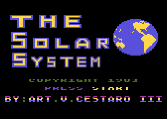 Solar System (The) / Mount Saint Helens atari screenshot